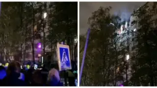 Взрыв и пожар в жилом доме в Москве: погибли люди