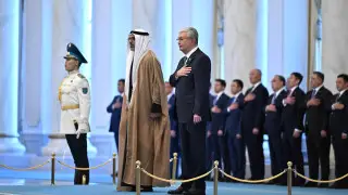 Визит наследного принца Абу-Даби в Акорду: трансляция