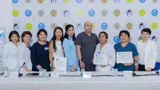 Как марафонцы помогают младенцам в Казахстане