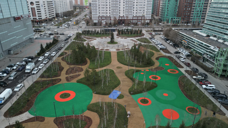 Сквер "Керуен". Фото ©️ Tengrinews.kz / Турар Казангапов
