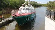 Построенный в Уральске сторожевой корабль спустили на воду