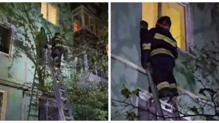 Спасатели сняли ребенка с открытого окна в Астане