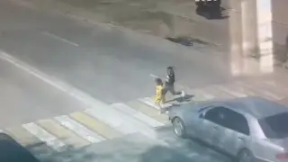 Страшное ДТП с детьми попало на видео в Кордае