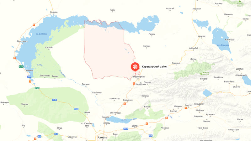 Скриншот Яндекс карты