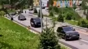В акимате прокомментировали видео с кортежем в горах Алматы