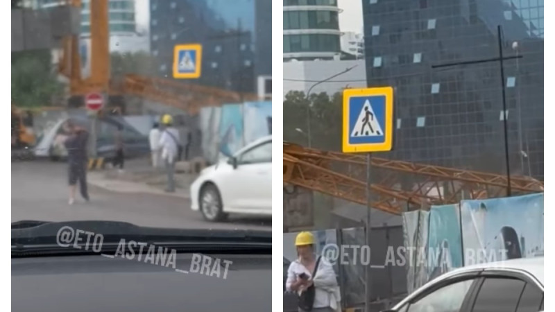 Кадры из видео: instagram.com/eto_astana_brat