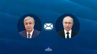 Токаев поздравил Путина