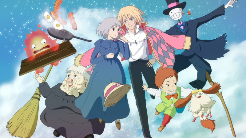 Кадр из аниме "Ходячий замок"