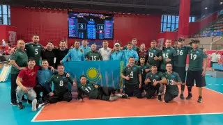 Казахстан впервые выиграл чемпионат Азии по волейболу сидя