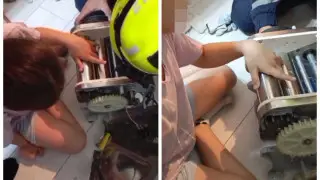 Пальцы ребенка зажало в тестораскаточной машинке в Астане