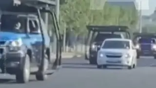 VIP-такси по-астанински: Cobalt в полицейском кортеже стал звездой сети