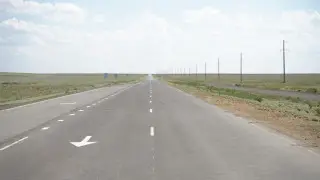 Ждали 7 лет:  трассу до побережья озера Балхаш привели в порядок