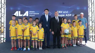 Новую футбольную академию начали строить близ Алматы