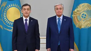 Токаев принял генерального секретаря ШОС Ермекбаева