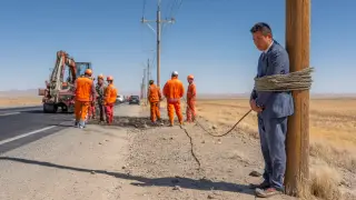 Глава ГКНБ Кыргызстана поручил найти и привязать к столбу подрядчика