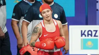 “Я буду в своей лучшей форме“: Кызайбай высказалась после золота Кубка мира