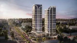 В Шымкенте строят самый высокий дом с сейсмозащитой, как в Японии