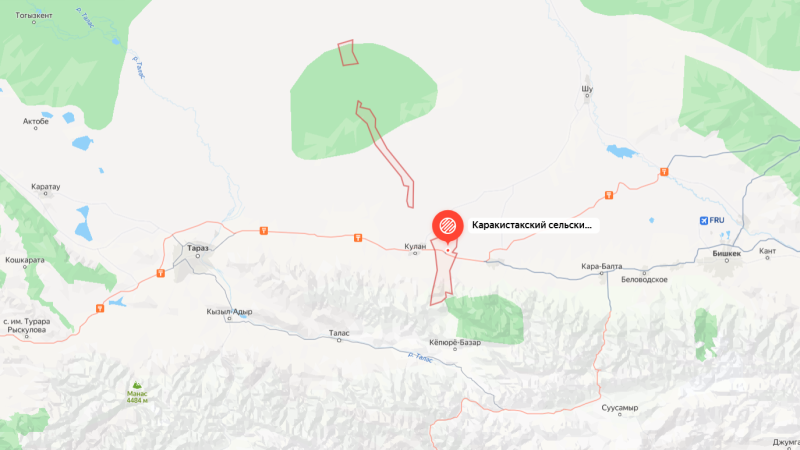 Скриншот Яндекс карты