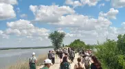 В Карагандинской области прошла молодежная акция по очистке водохранилища
