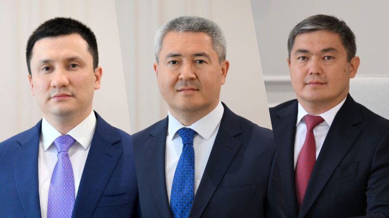 Олжас Смагулов, Ерлан Исабеков, Алмас Жанбыршы. Фото: акимат Алматы