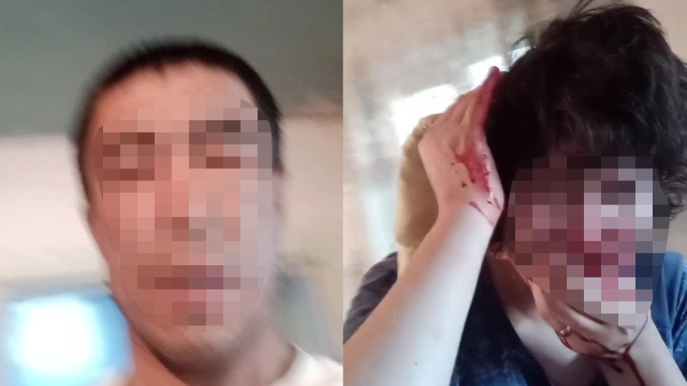 “Всё тело в синяках“: казахстанец избил жену и снял это на камеру