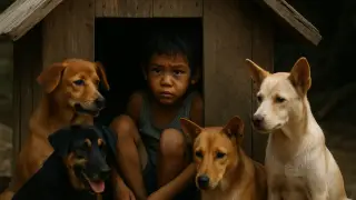 В Таиланде нашли мальчика, которого воспитали собаки