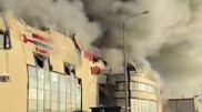 Крупный пожар в Астане: горит рынок “Шанхай“