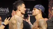 Холлоуэй и Порье встретились на финальной дуэли взглядов перед титульным боем UFC 318
