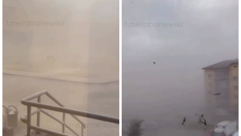 Кадры из видео: t.me/abainewskz