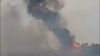 Вспыхнул сильный пожар в Аксайском ущелье в Алматинской области: сгорела дача