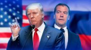 Трамп — Медведеву: “Следи за словами, это опасная территория“