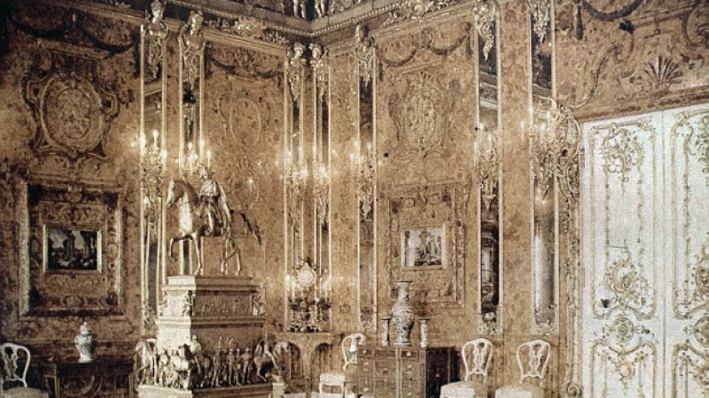Янтарная комната (фото 1932 года). ©️ Alamy