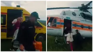 Новорожденного вертолетом доставили в больницу в Восточно-Казахстанской области