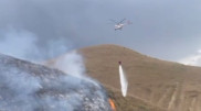 Пожар произошел в горах Алматинской области