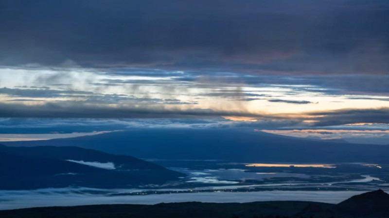 Скрин из видео: Камчатский филиал РАН