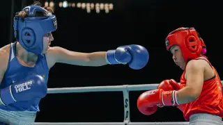 Бой Казахстан - Кыргызстан завершился нокаутом в первом раунде