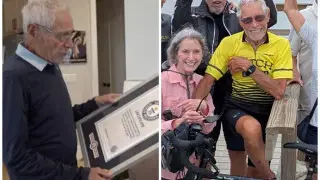 85-летний мужчина установил рекорд Гиннесса с помощью супруги
