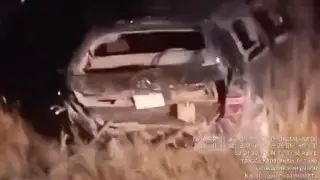 Alphard перевернулся на трассе Астана - Караганда: есть погибшие