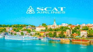 SCAT запускает новый маршрут из Астаны в столицу Сербии