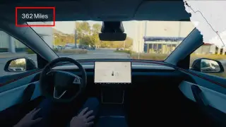 Tesla прошла рекордный маршрут на автопилоте
