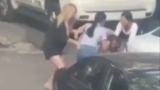 Драка девушек попала на видео в Алматы