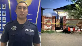 Қазақша күрес против тесака: появилось фото с места битвы полицейского и преступника