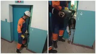 Человек с инвалидностью оказался запертым в лифте в Таразе