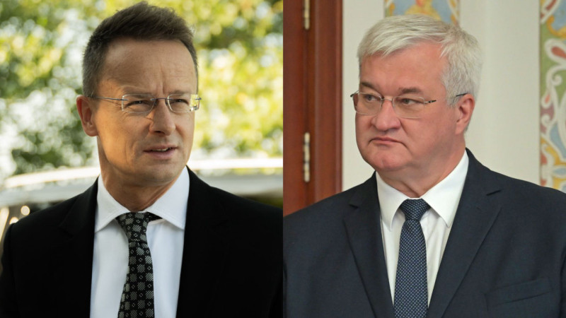 Фото: facebook.com @szijjarto.peter.official, @andrij.sybiha