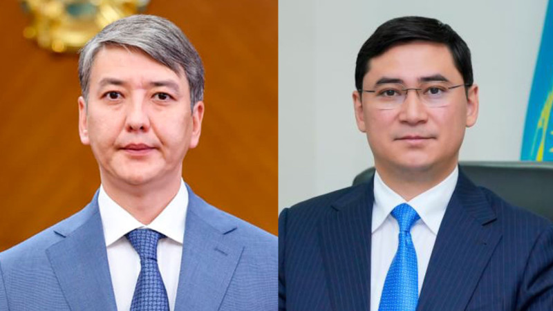 Арман Сабитов, Айдын Каримов. Фото: instagram.com/akimat_shymkent, gov.kz