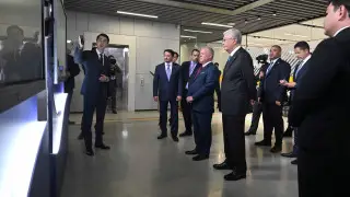 Королю Иордании показали центр AlemAI