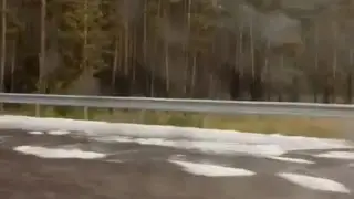 Снег выпал в конце августа недалеко от Астаны