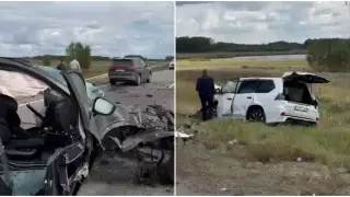 Страшное видео с места ДТП на севере Казахстана рассылают в сети