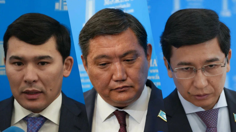 Ербол Мырзабосынов, Бақытжан Базарбек, Асхат Аймағамбетов. Коллаж: Tengrinews.kz