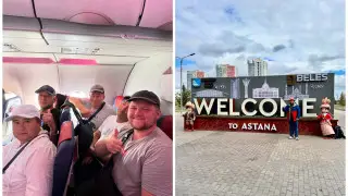 Бешбармак и мальчишник: британец месяц добирался до Казахстана ради матча